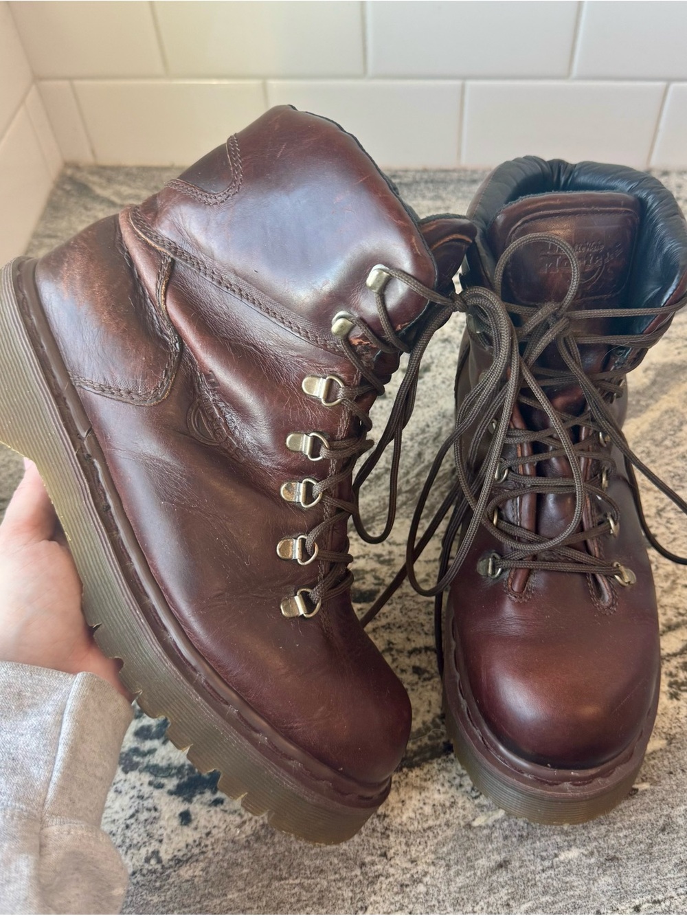Vintage Dr. Martens Made in England 8117 Boot UK 8 = M US 9, W US 10 EUC